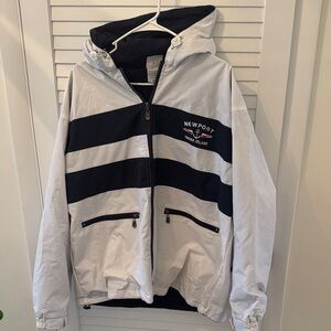 Fully lined, Newport, Rhode Island rain jacket